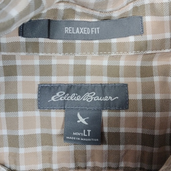 Eddie Bauer LT men's long sleeved button down shirt - Picture 2 of 11